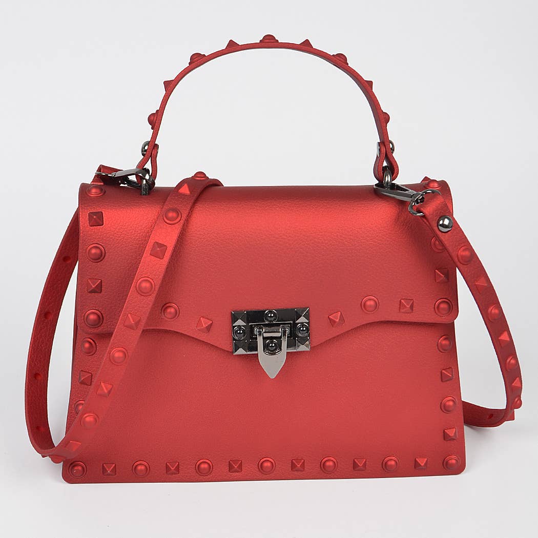 Monotone Studded Clutch