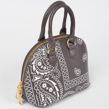 Bandana Print Handle Bag