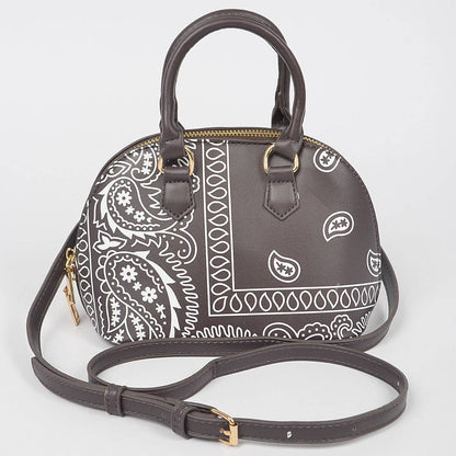 Bandana Print Handle Bag