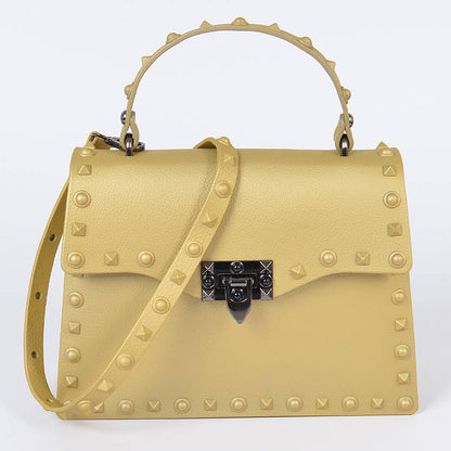 Monotone Studded Clutch