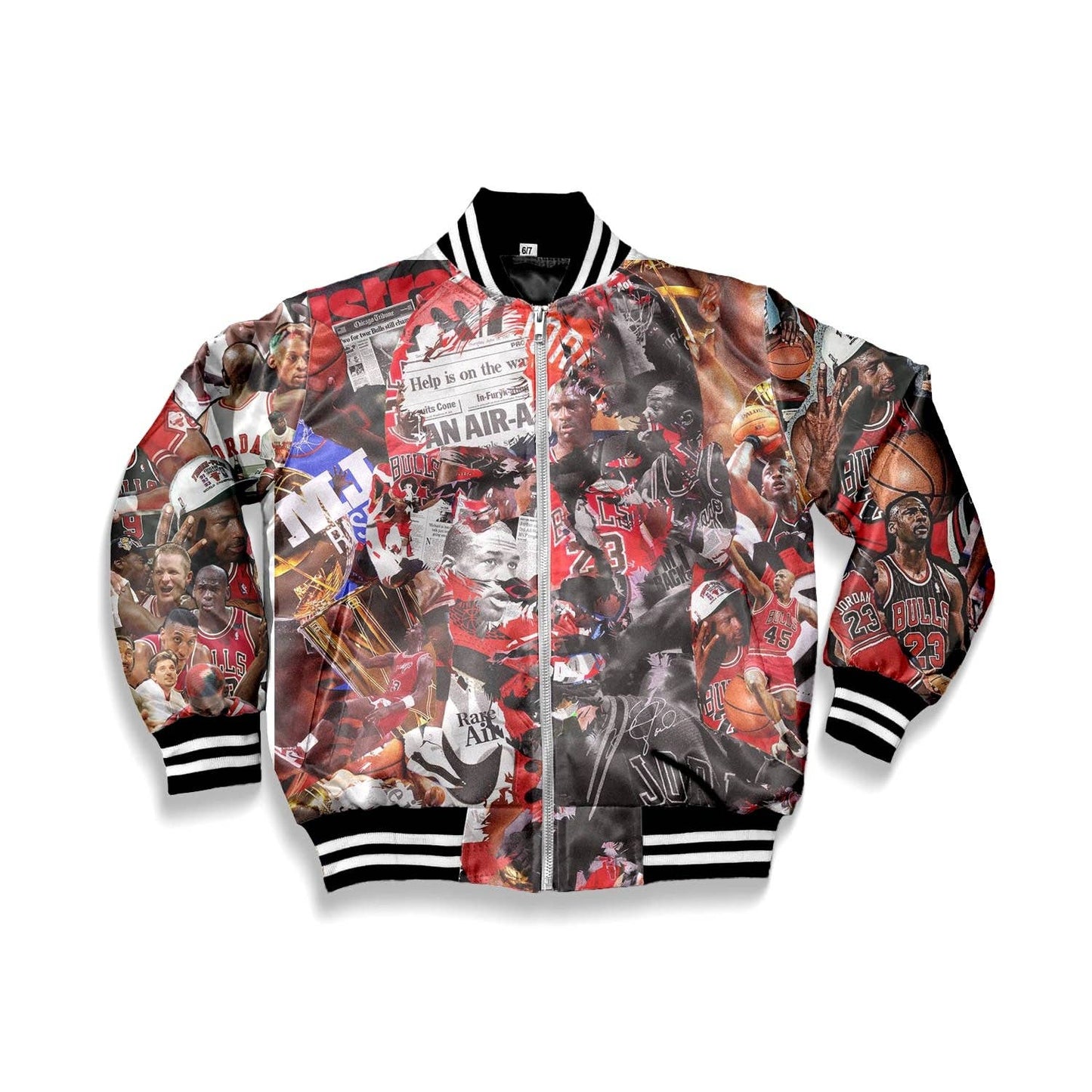 Men Michael Jordan Bulls Bomber