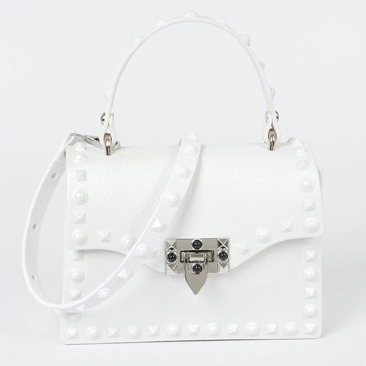 Monotone Studded Clutch
