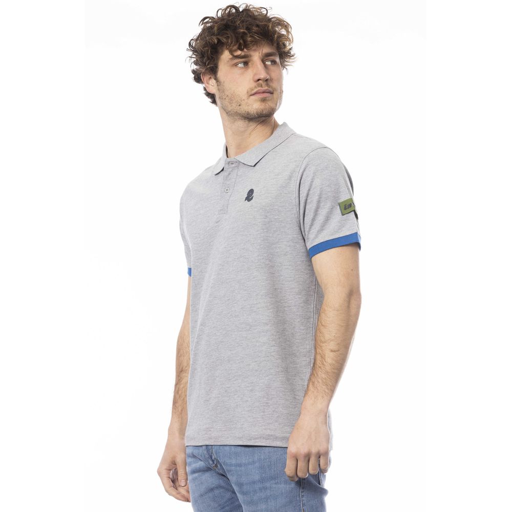 Invicta Gray Cotton Polo Shirt
