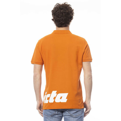 Invicta Orange Cotton Polo Shirt