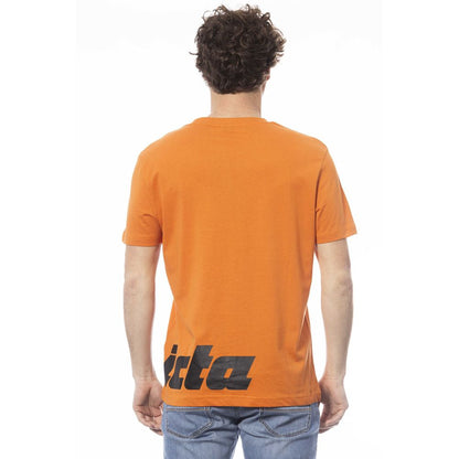 Invicta Orange Cotton T-Shirt