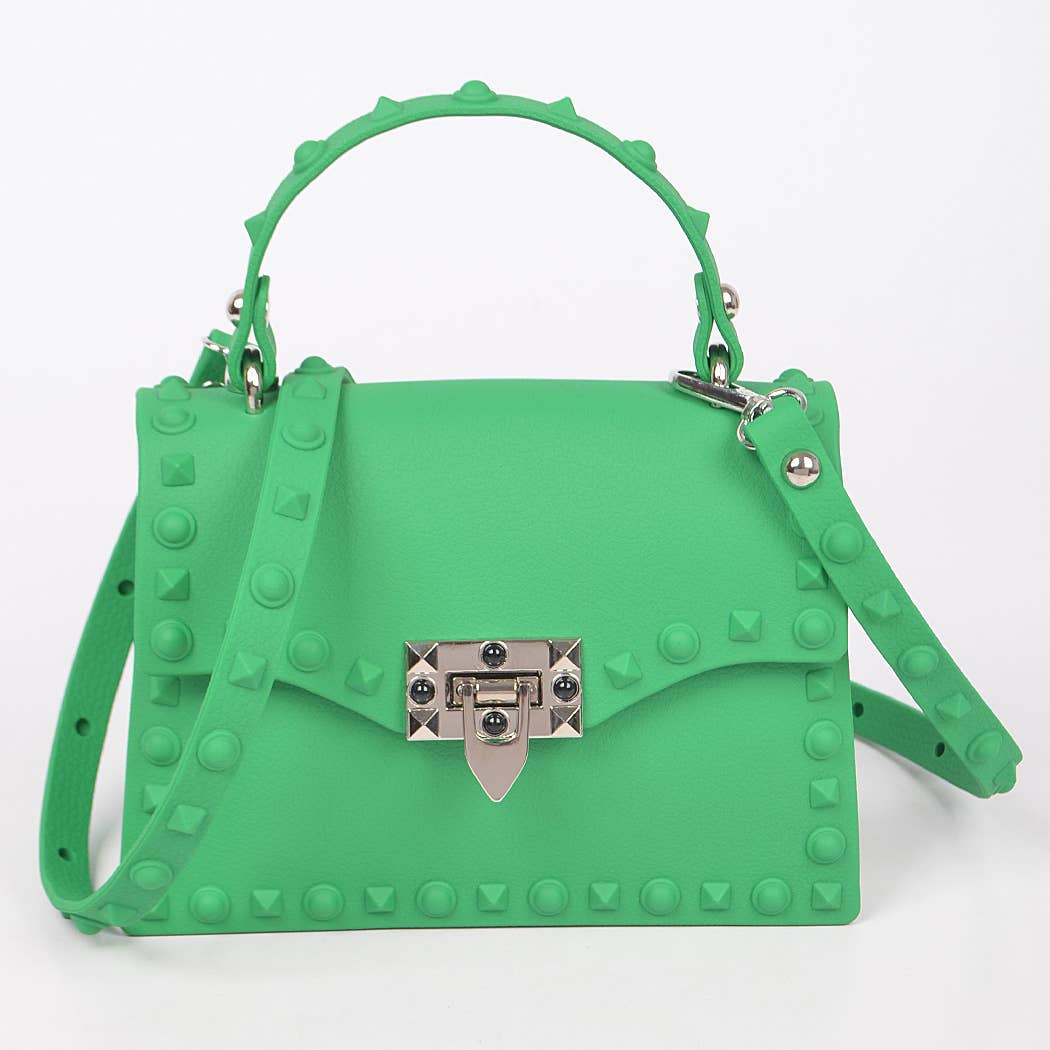 Monotone Studded Clutch