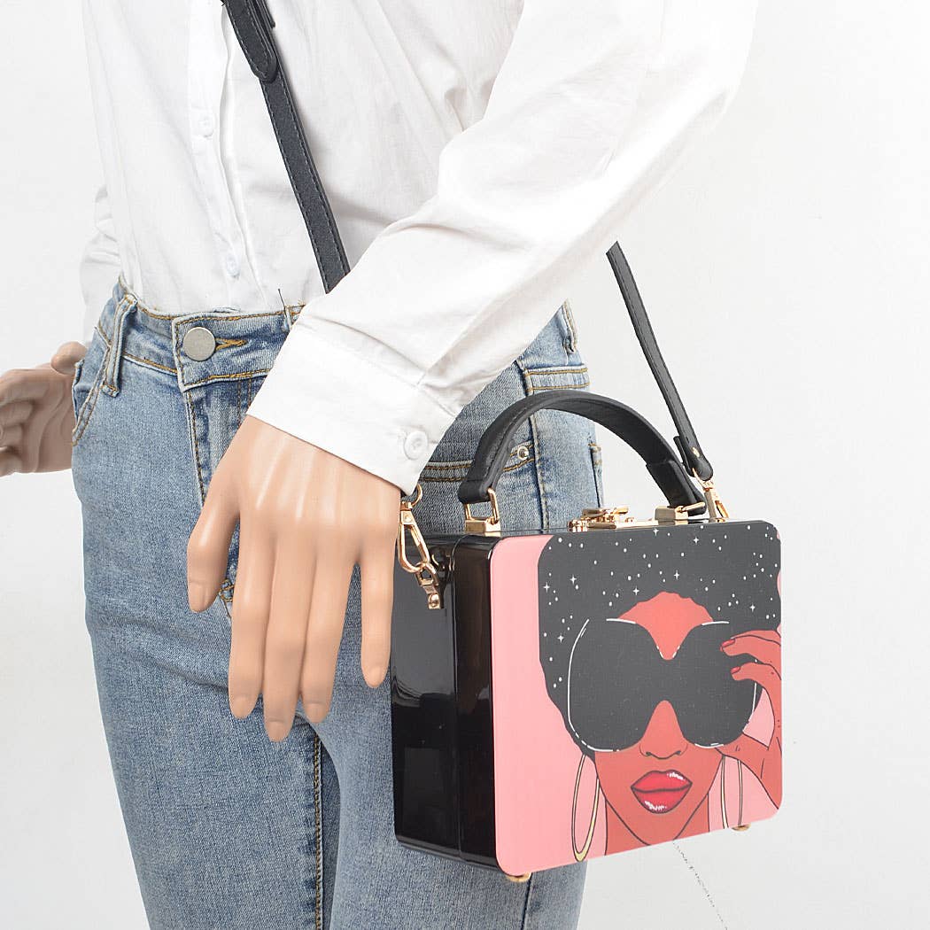 HPC5990 ACRYLIC BOX CLUTCH