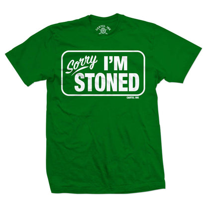 Sorry I'm Stoned Men's Graphic T-Shirt