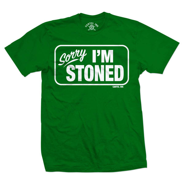 Sorry I'm Stoned Men's Graphic T-Shirt
