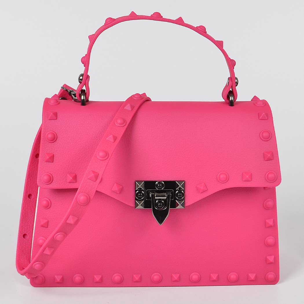 Monotone Studded Clutch