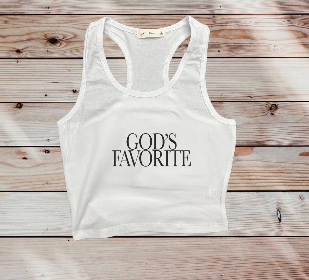God_s Favorite Cropped Tank Top