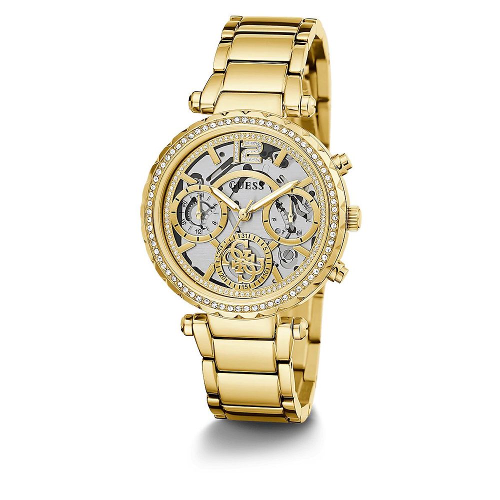 Guess Gold Stainless Steel Dress Watch