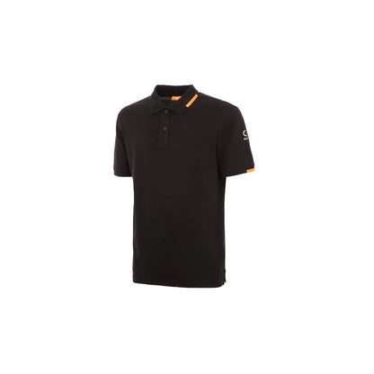 Suns Black Cotton Polo Shirt
