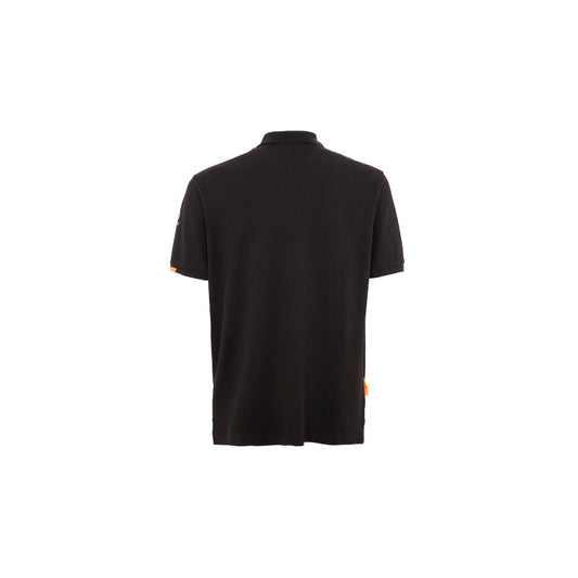 Suns Black Cotton Polo Shirt