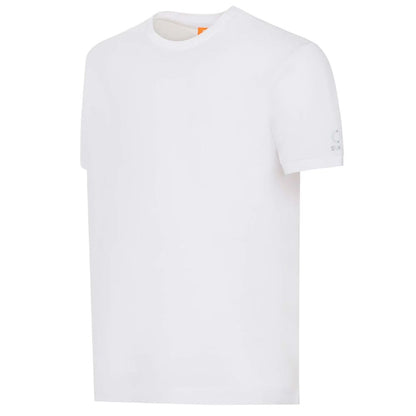 Suns White Cotton T-Shirt