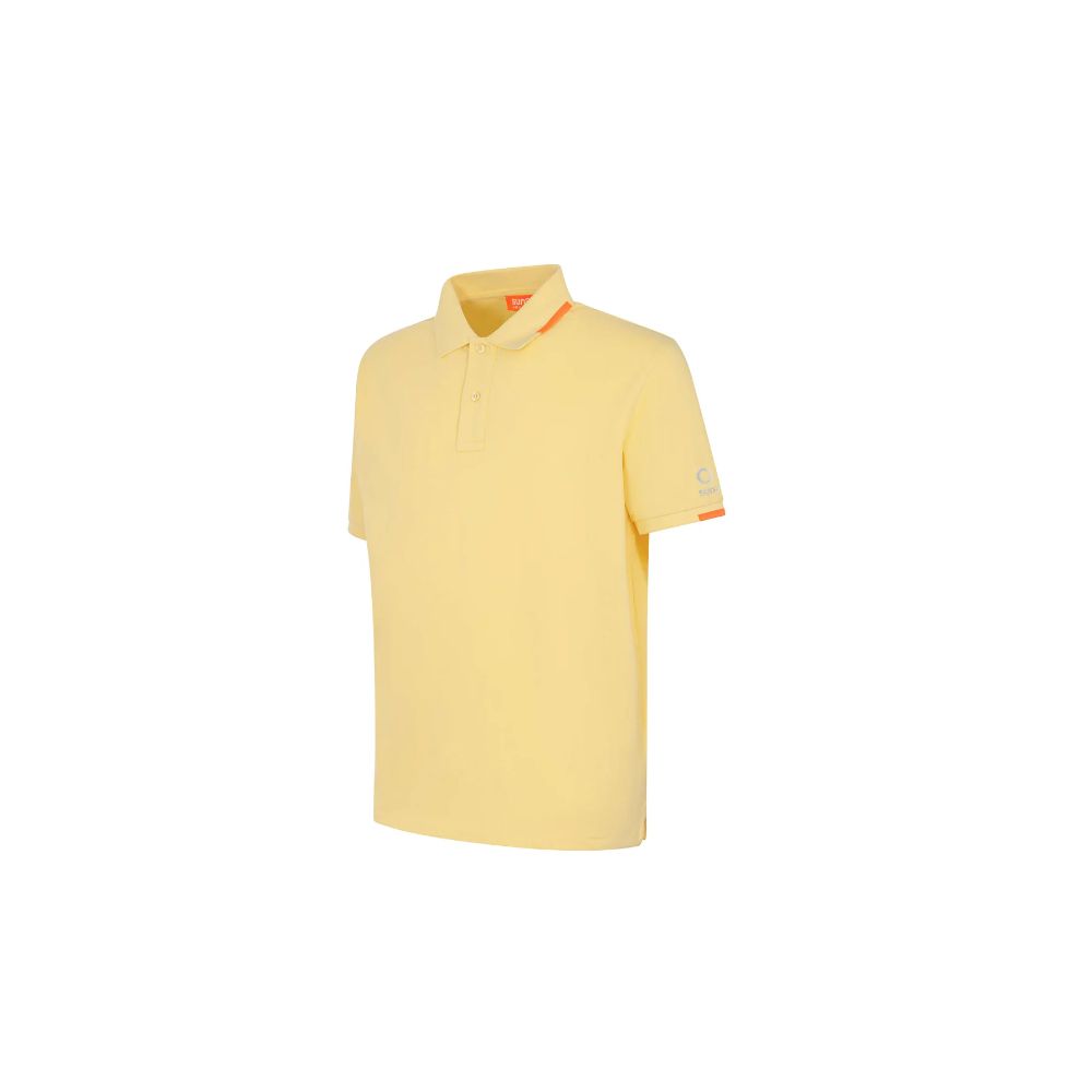 Suns Yellow Cotton Polo Shirt