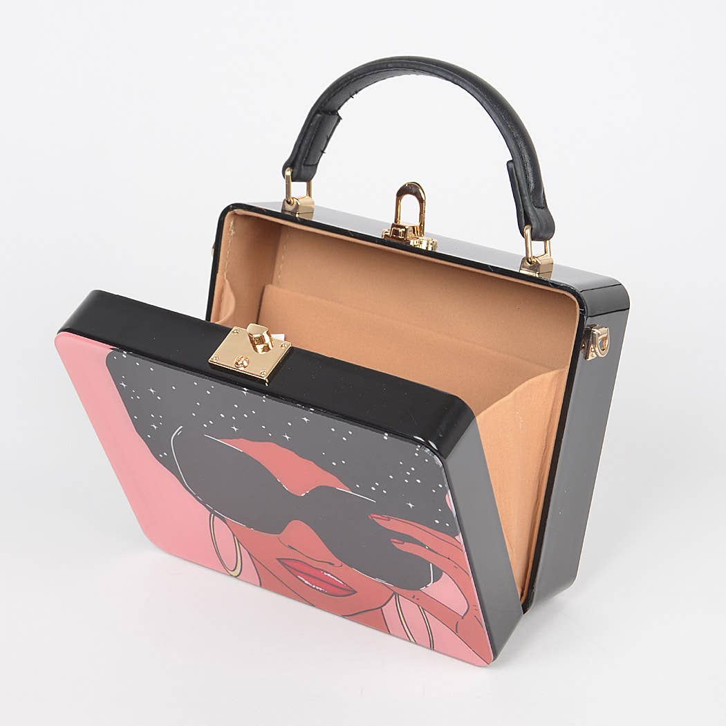 HPC5990 ACRYLIC BOX CLUTCH