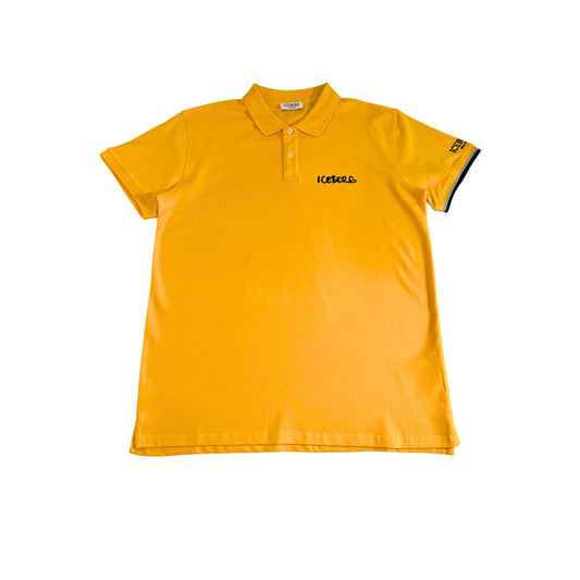 Iceberg Yellow Cotton Polo Shirt