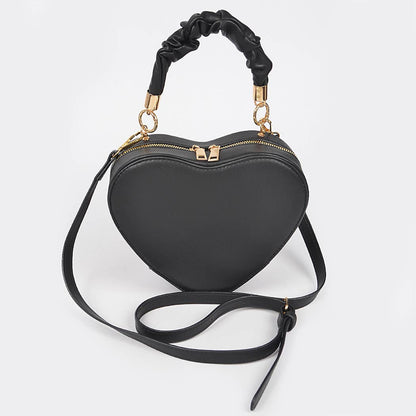 Heart Shape Top Handle Bag