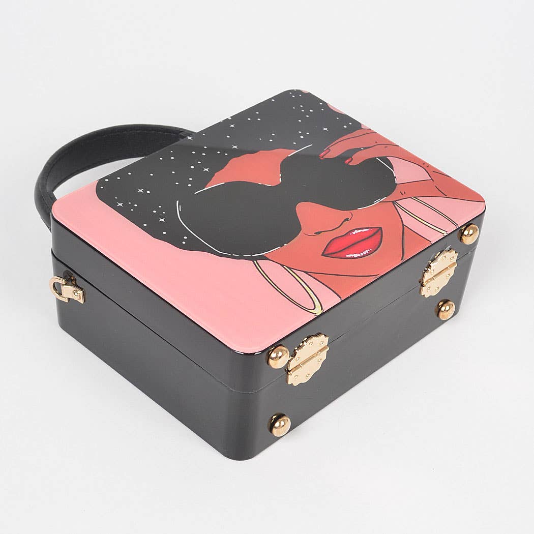 HPC5990 ACRYLIC BOX CLUTCH