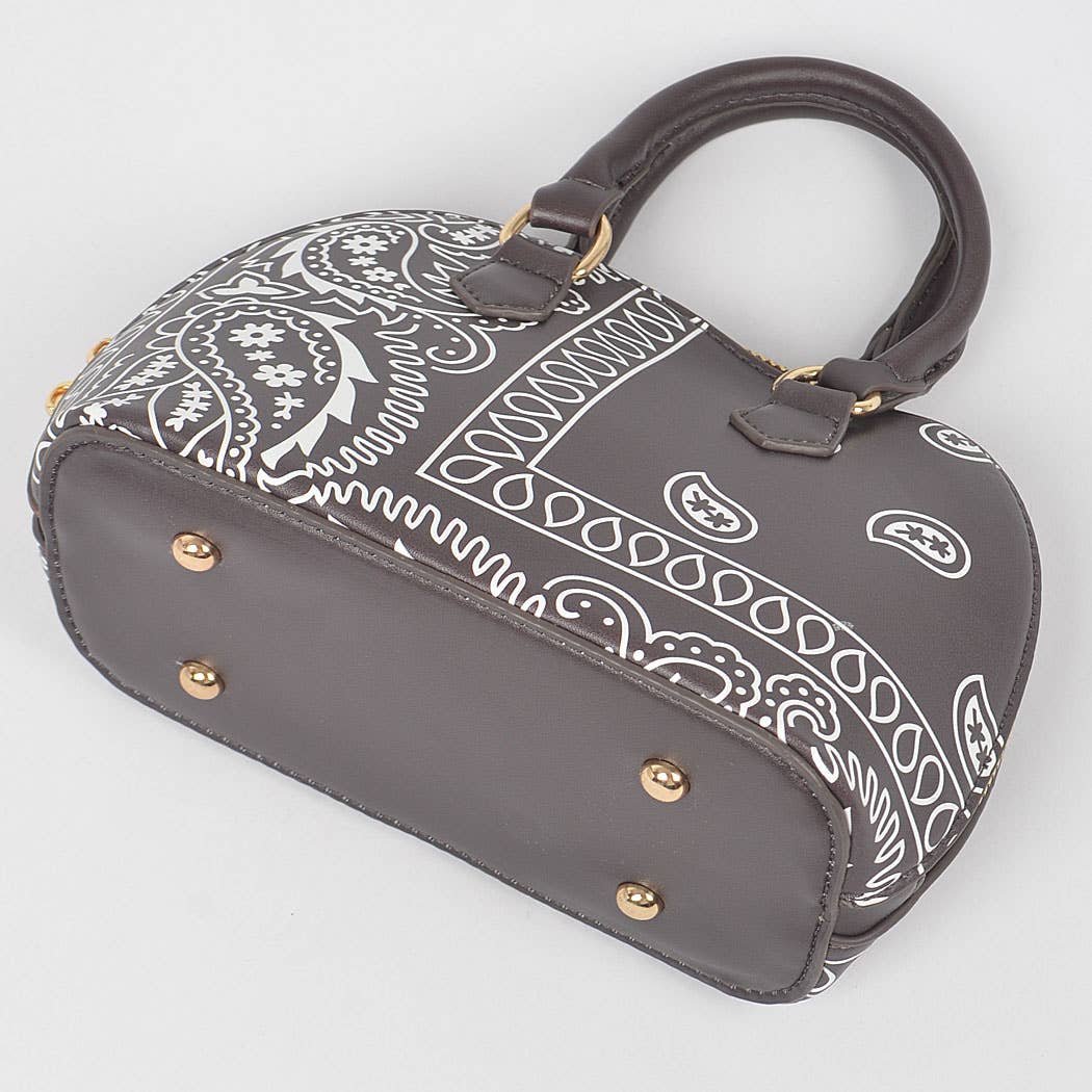 Bandana Print Handle Bag