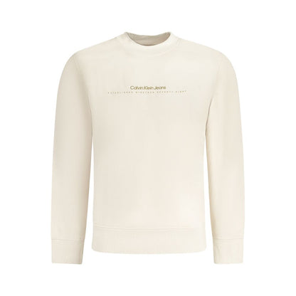 Calvin Klein Beige Cotton Sweatshirt