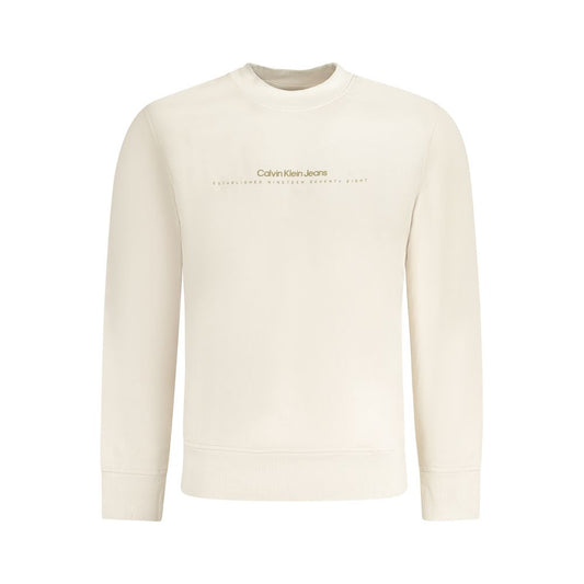 Calvin Klein Beige Cotton Sweatshirt