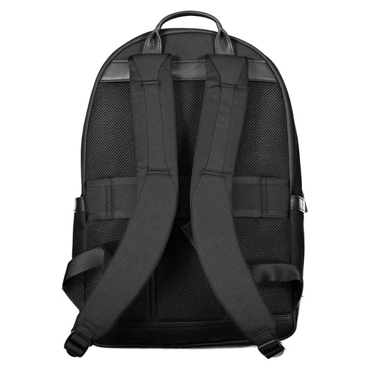 Tommy Hilfiger Black Nylon Backpack