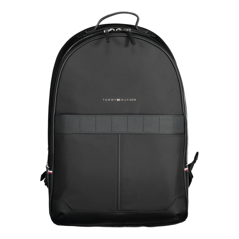 Tommy Hilfiger Black Polyester Backpack