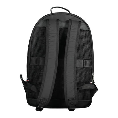 Tommy Hilfiger Black Polyester Backpack