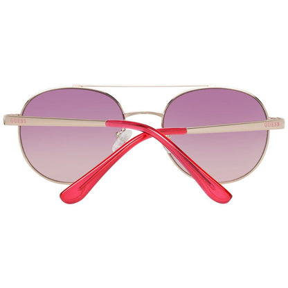 Guess Pink Metal Sunglasses