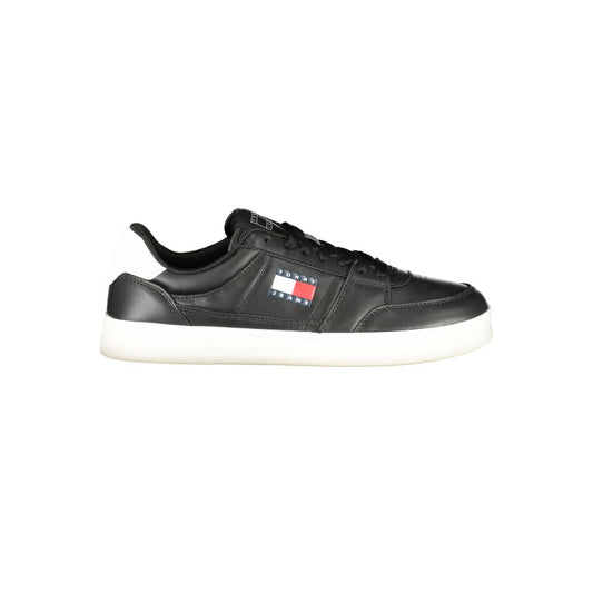 Tommy Hilfiger Black Polyester Sneaker