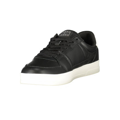 Tommy Hilfiger Black Polyester Sneaker