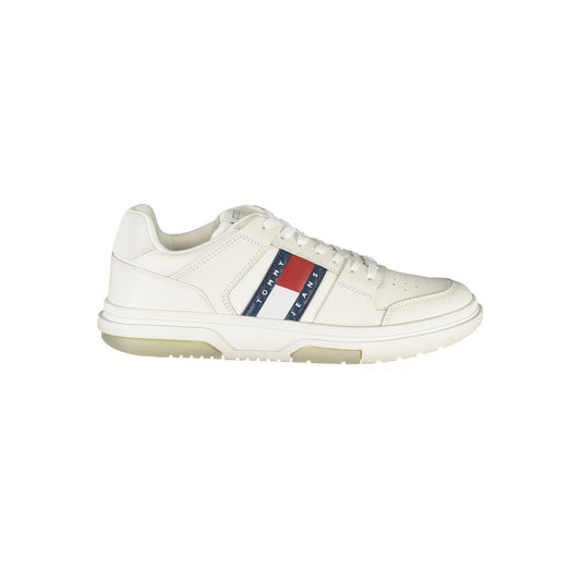 Tommy Hilfiger White Polyester Sneaker