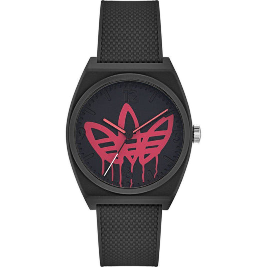 Adidas Black Synthetic Sport Watch