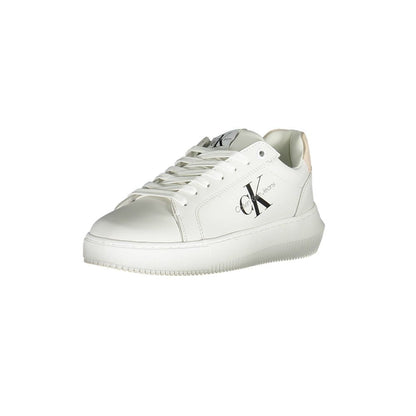 Calvin Klein White Polyester Sneaker