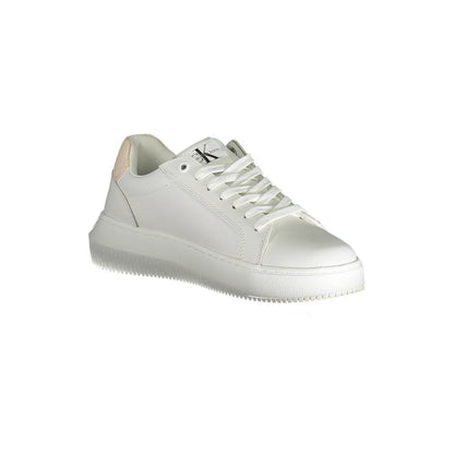 Calvin Klein White Polyester Sneaker