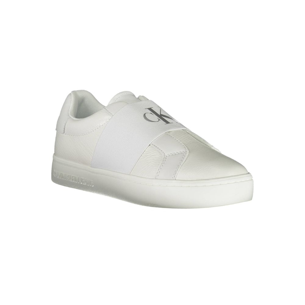 Calvin Klein White Polyester Sneaker