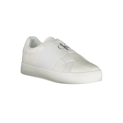 Calvin Klein White Polyester Sneaker