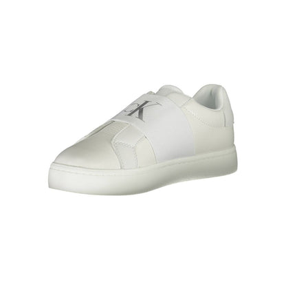 Calvin Klein White Polyester Sneaker
