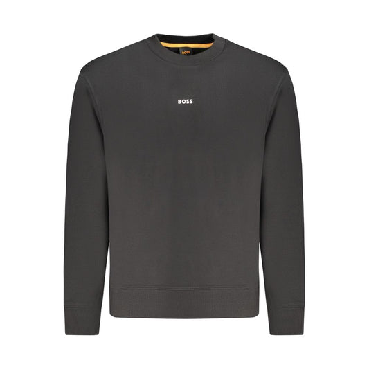 Hugo Boss Black Cotton Sweatshirt