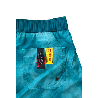 Iceberg Light Blue Polyester Swimwear