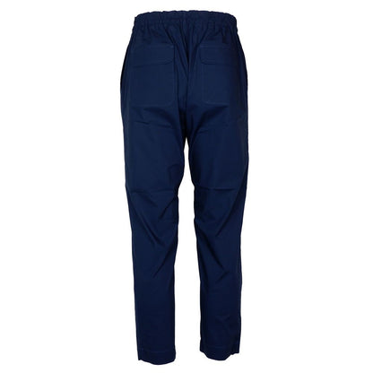 Alpha Studio Blue Cotton Pant