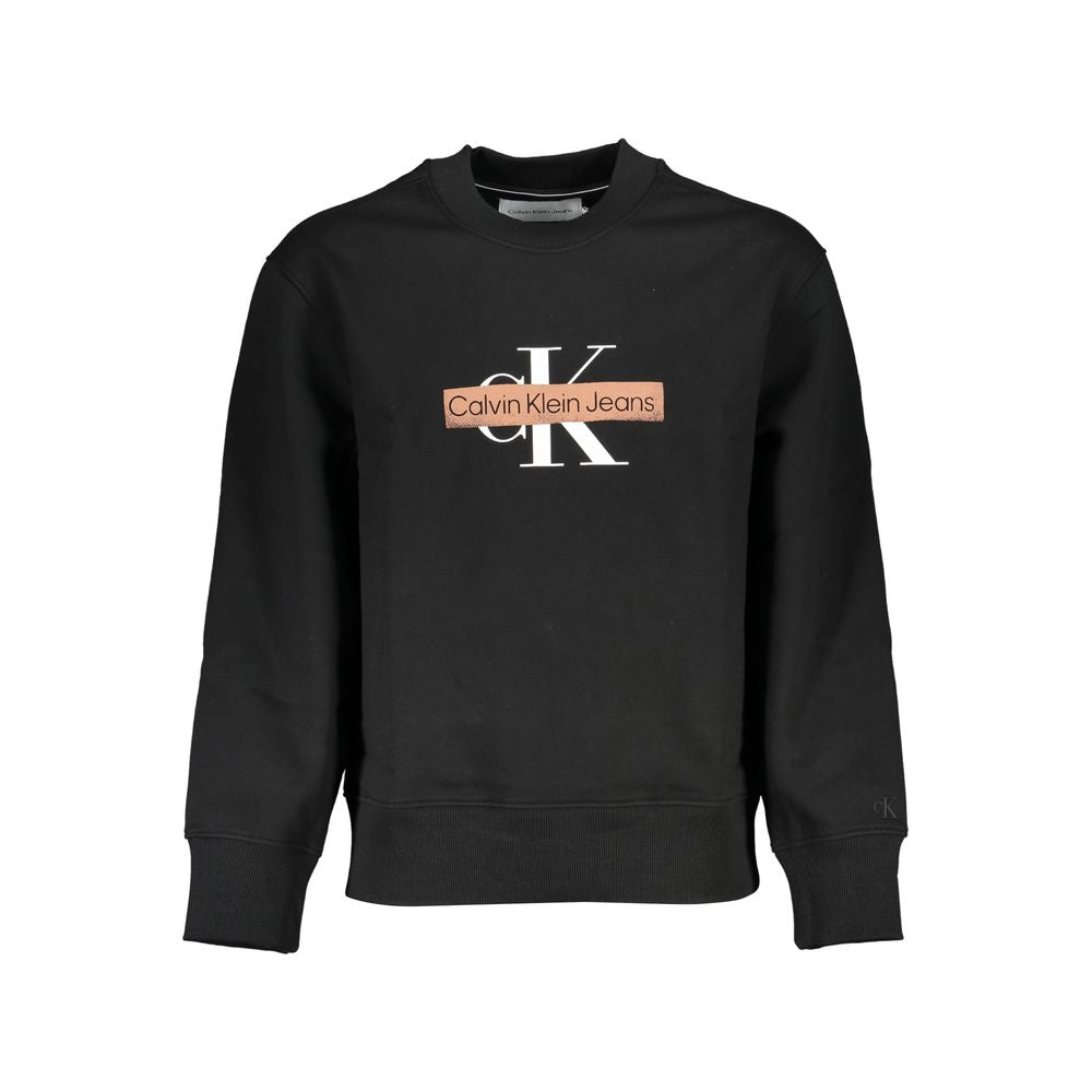 Calvin Klein Black Cotton Sweatshirt