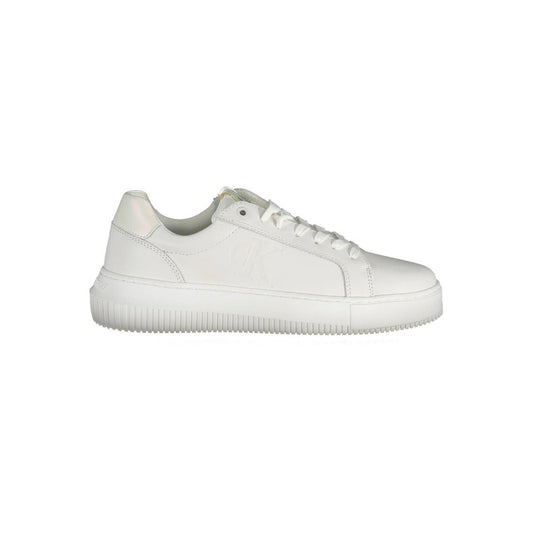 Calvin Klein White Polyester Sneaker
