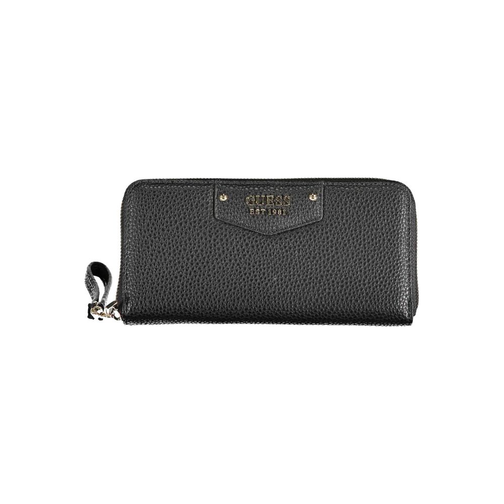 Guess Jeans Black Polyethylene Wallet