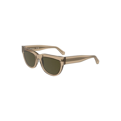 Calvin Klein Brown Acetate Sunglass