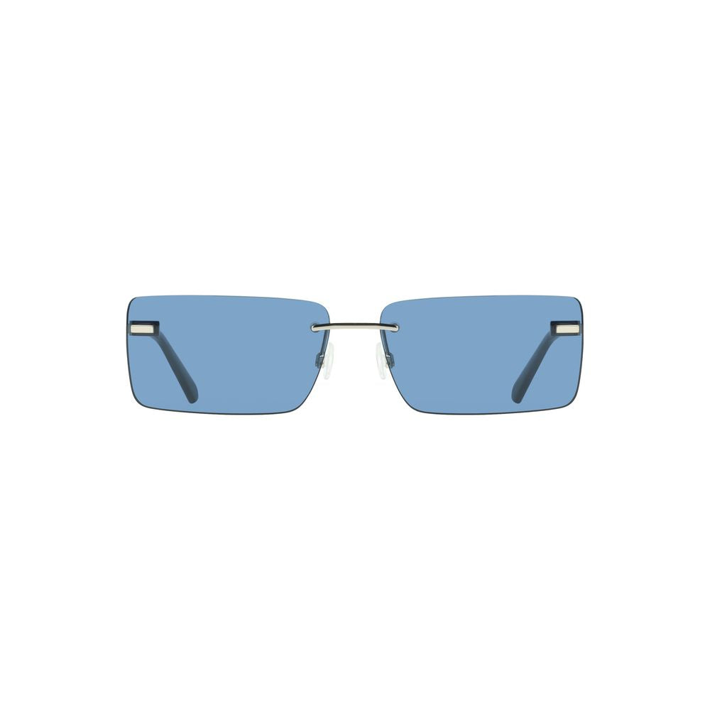 Calvin Klein Blue Metal Sunglass