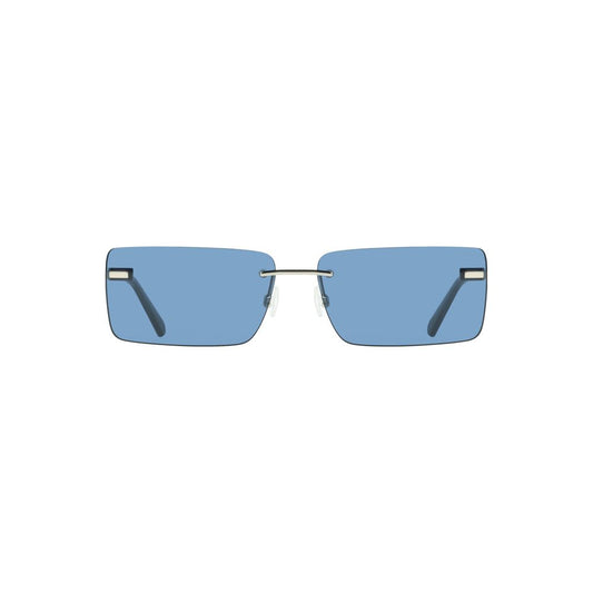 Calvin Klein Blue Metal Sunglass