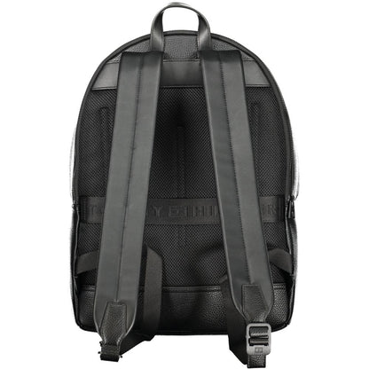 Tommy Hilfiger Black Polyester Backpack